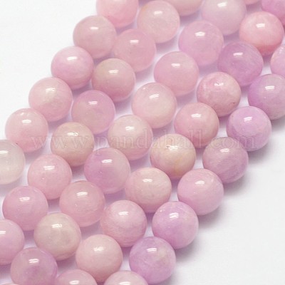 Природные кунцит бисер нитей&nbsp;G-D856-03-8mm-1