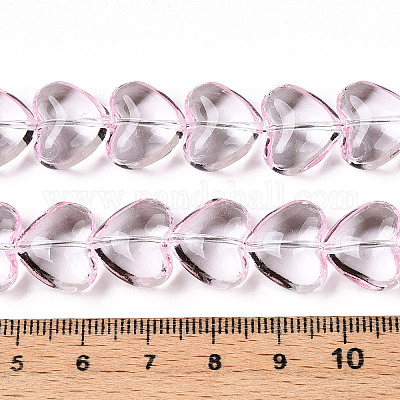 Прозрачные стеклянные бусины нити GLAA-T023-13F-1