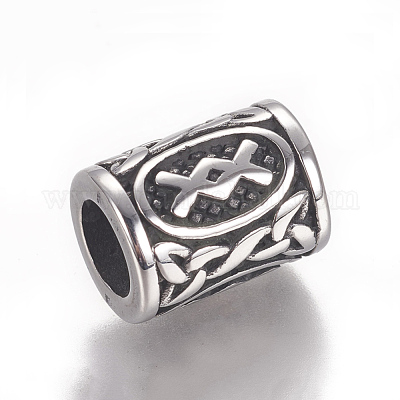 Бусины из нержавеющей стали 304&nbsp;STAS-F212-044AS-1