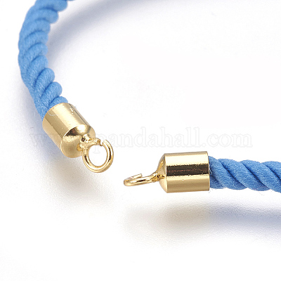 Изготовление браслетов из хлопка KK-F758-03E-G-1