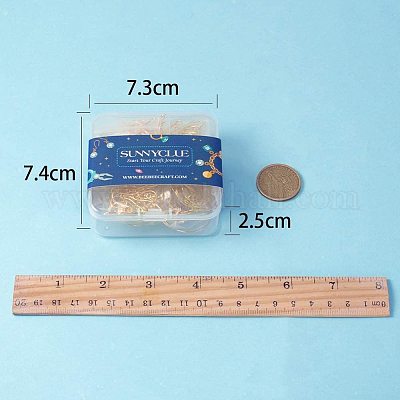 Фурнитура для сережек из латуни своими руками DIY-SC0009-44G-1