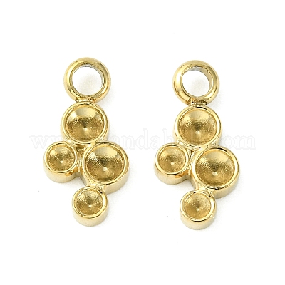 Подвеска из нержавеющей стали 304 со стразами STAS-L269-059G-1