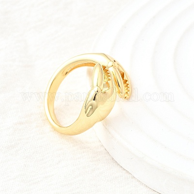 Латунные манжеты для женщин RJEW-F184-08F-G-1