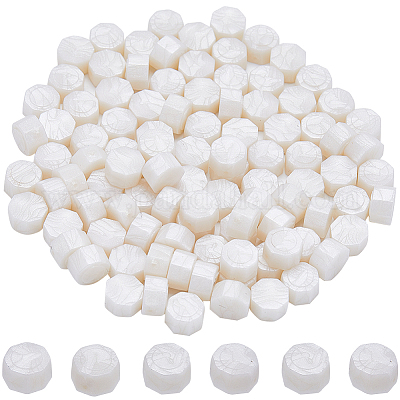 100шт восьмиугольные частицы сургуча DIY-CP0009-40B-1