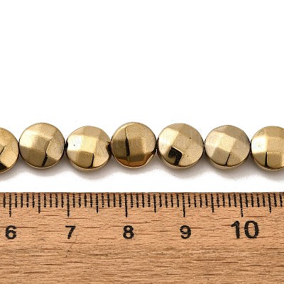 Гальванические нити из синтетических немагнитных гематитовых бусин G-L368-15B-02-1