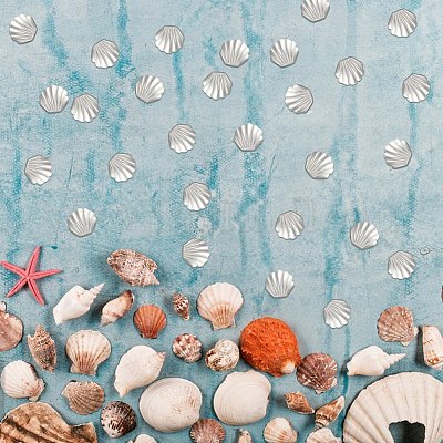 38 шт. кнопки из сплава с 1 отверстиями BUTT-CY0001-20MS-1