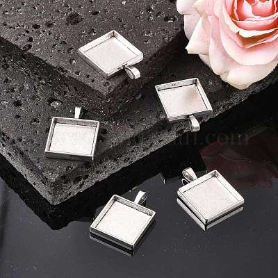 Сеттинги для кулона ( кабошона ) тибетского стиля TIBEP-A123359-AS-FF-1