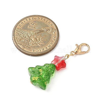 Стеклянные подвески для рождественской елки HJEW-JM04051-1