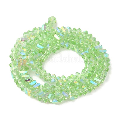 Прозрачные стеклянные бусины EGLA-P061-04A-AB03-1