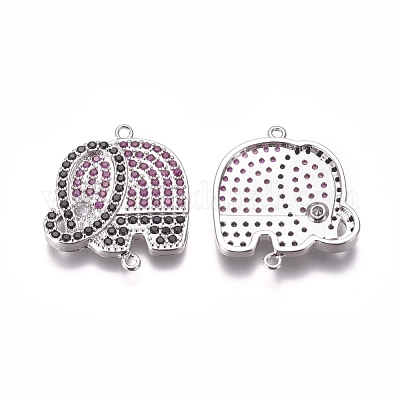 Соединители из латуни с микрочастицами и кубическим цирконием&nbsp;ZIRC-K081-29P-1