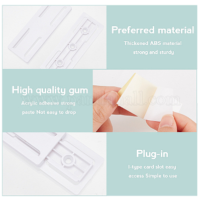 Полипропиленовый пластиковый настенный фиксатор удлинителя FIND-WH0152-79C-1