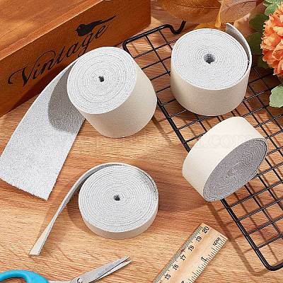 Плоский шнур из микрофибры из искусственной кожи&nbsp;LC-WH0006-07B-06-1