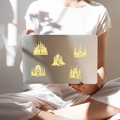 Никелевые декоративные наклейки DIY-WH0450-142-1