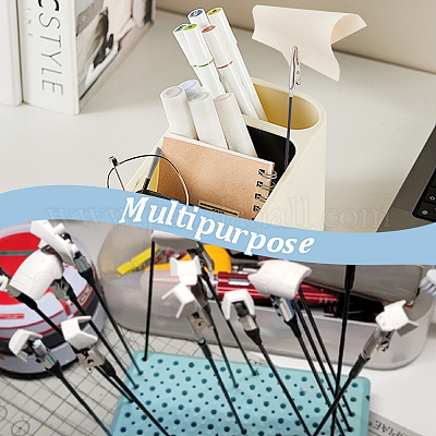 Набор из пластиковых и железных зажимов-аллигаторов и основания AJEW-OC0005-22-1