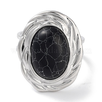 Кольцо из нержавеющей стали 304 RJEW-B059-12P-01-1