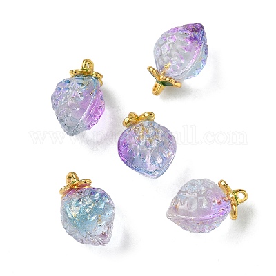 Прозрачные стеклянные подвески GLAA-P072-03G-11-1