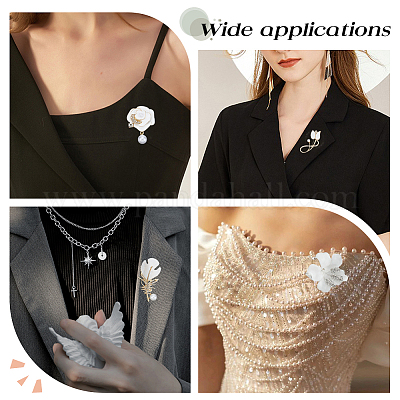 9 шт. 9 стиля броши из сплава со стразами для одежды рюкзака JEWB-AR0001-19-1