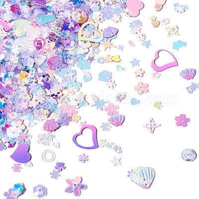 100 г пластиковых пайеток&nbsp;PVC-TA0001-04C-1