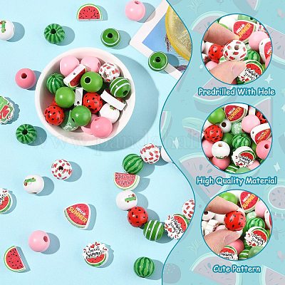 Деревянные бусины WOOD-CJ0002-32-1