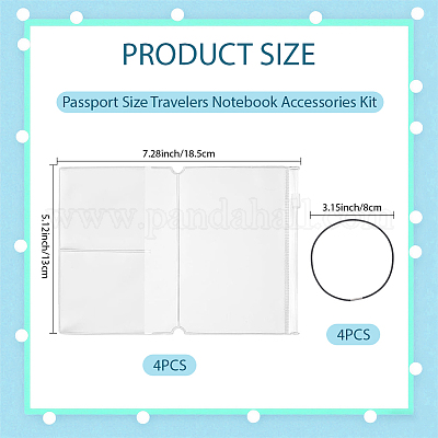4 шт. нейлоновые эластичные веревки для блокнота путешественника AJEW-CP0008-97-1