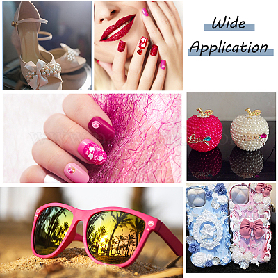 76 г 12 вида искусственных жемчужных кабошонов из акрила DIY-OC0004-42-1