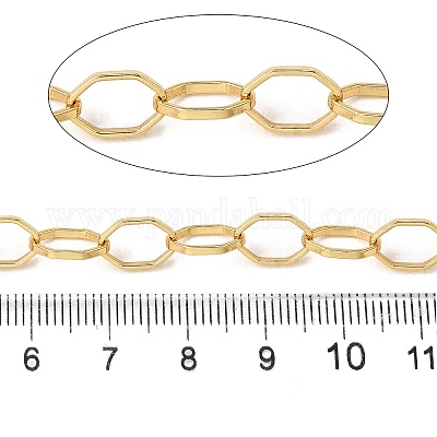 Латунные многоугольные звенья цепи CHC-C014-02B-G-1