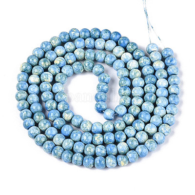 Выпечка краска бисер пряди DGLA-N016-6mm-09-1