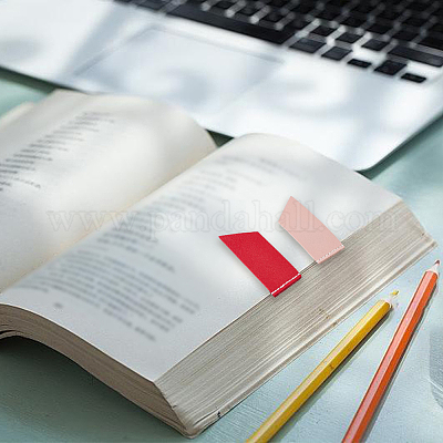 7 шт. 7-х цветные закладки из искусственной кожи AJEW-CL0001-21-1