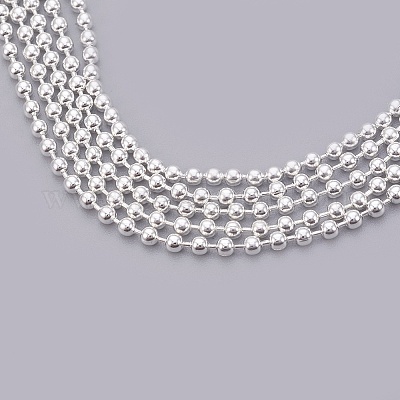 Латунные шаровые бусинка цепи CHC-C008-2mm-S-1
