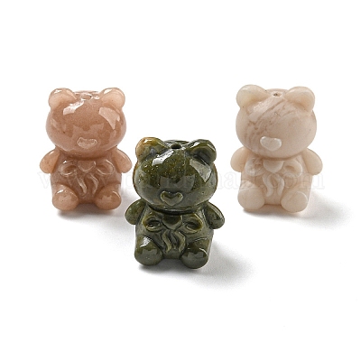 Натуральные резные бусины из алашанского агата G-M442-06-1