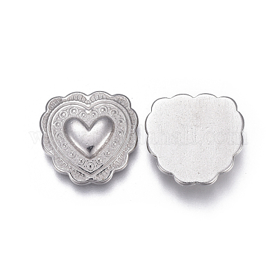 Кабошоны из нержавеющей стали марки 304 STAS-F207-01P-B-1