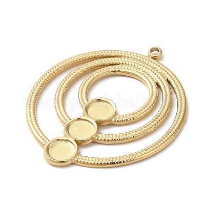 Оправы для подвесок из нержавеющей стали 304 в виде кабошонов STAS-K263-41G-1