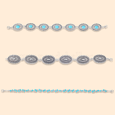 1 набор из 3-х стилей железной шляпной цепочки с застежкой-карабином HJEW-CN0001-31D-1