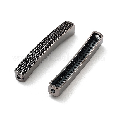 Стойки обшивки латунь микро проложить кубического циркония бусы KK-C063-21EB-1