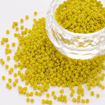 Стеклянные цилиндрические бусины SEED-S047-K-006-1