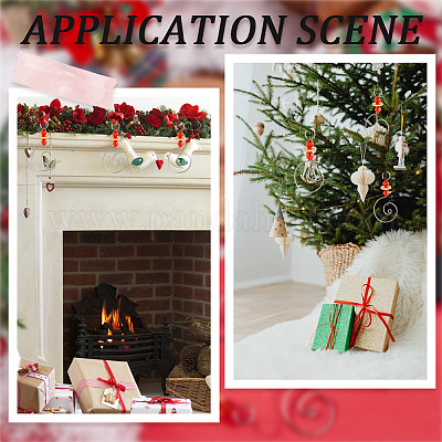 30 шт. медная проволока и акриловые крючки для украшений&nbsp;HJEW-SP0001-07A-1