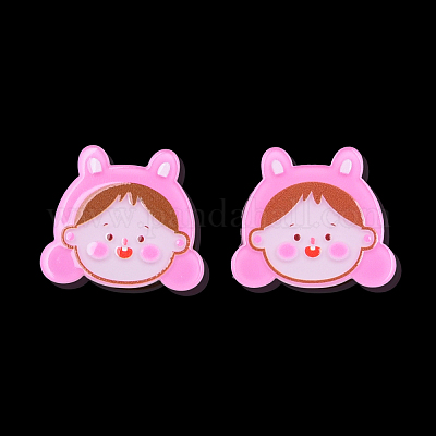 Акриловые кабошоны с принтом&nbsp;OACR-N135-08-1