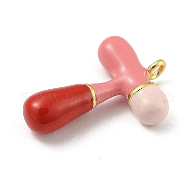 Латунь эмаль подвески KK-E093-03G-T-1