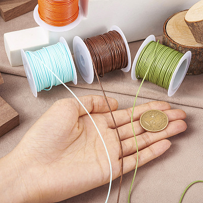 10 рулон 10 цвета вощеных полиэфирных шнуров YC-TA0001-04-1