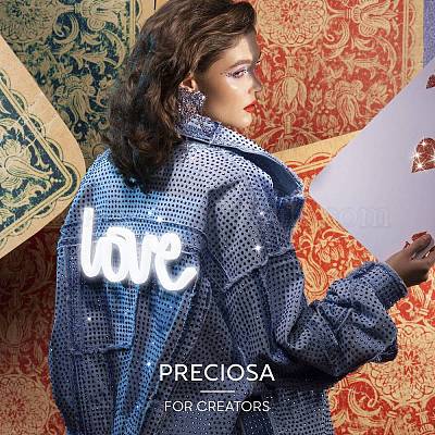 Preciosa® maxima crystal без горячей фиксации плоские камни Y-PRC-NSS6-70530-1