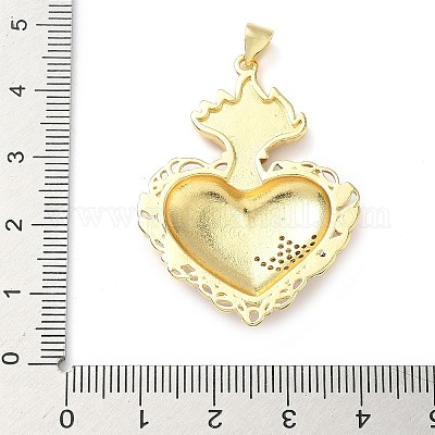 Латунные микро проложить кубического циркония подвески KK-I379-03G-J-1