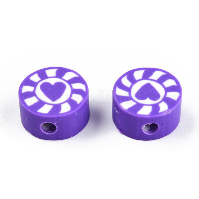 Бусины из полимерной глины  CLAY-T019-15G-1