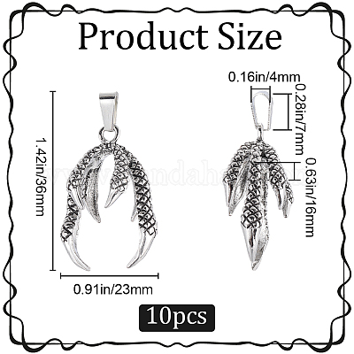10 шт. литые колпачки для бусин FIND-SP0001-70-1