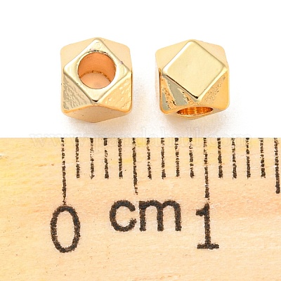 Латунные бусины KK-E046-63G-04-1