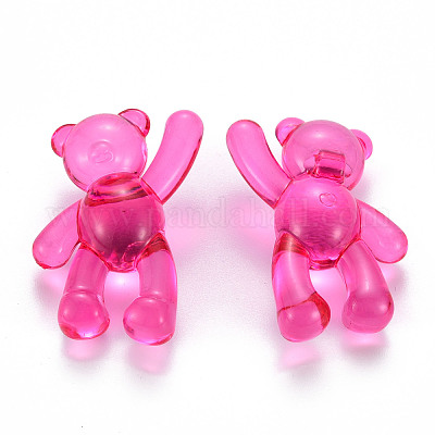 Прозрачные акриловые бусины&nbsp;MACR-S373-01B-906-1