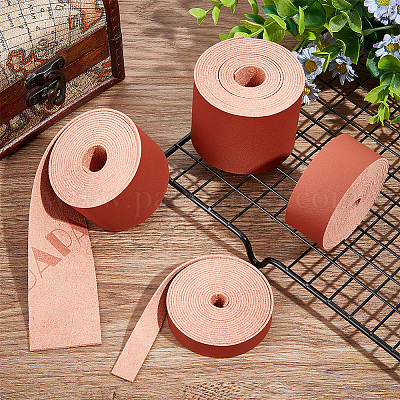 Плоский шнур из искусственной кожи из микрофибры длиной 2 м. FIND-WH0420-75D-02-1