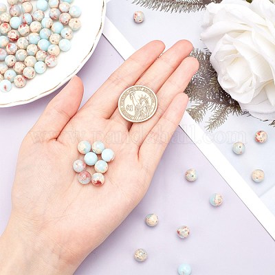 Синтетические имперские нитки из бисера яшмы G-AR0002-49-1