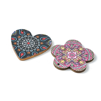 Печатные подвески из липы WOOD-X0004-20-1