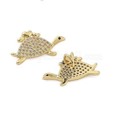 Латунные микро проложить кубического циркония подвески KK-P325-36G-1