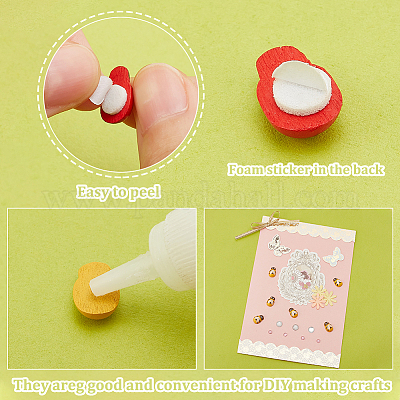 240 шт. 2 стиля натурального дерева тополя кабошоны WOOD-HY0001-20-1